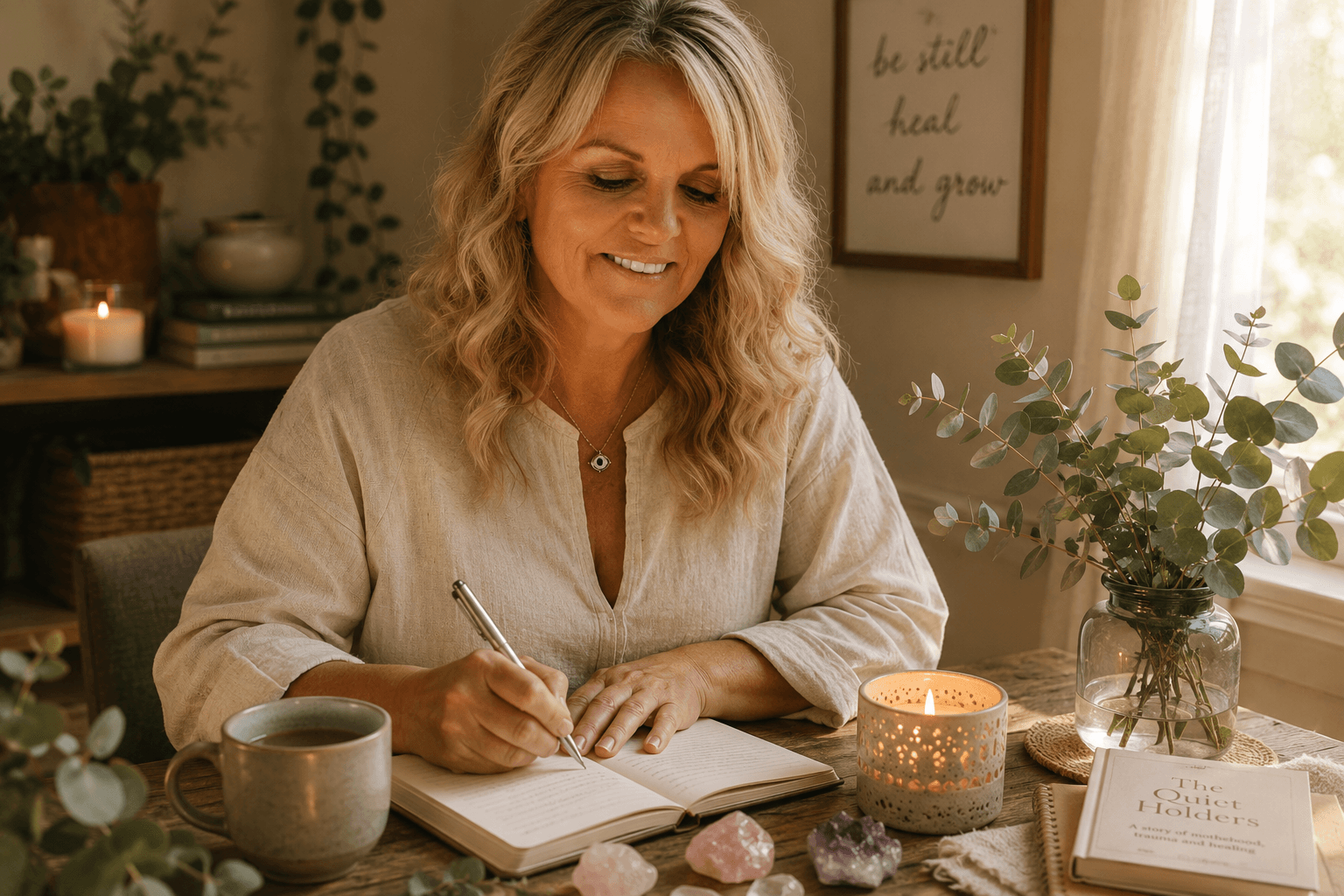 Danielle writing — The Quiet Corner